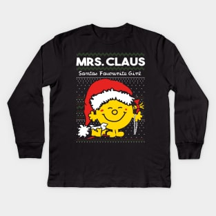 Mrs. Claus Kids Long Sleeve T-Shirt